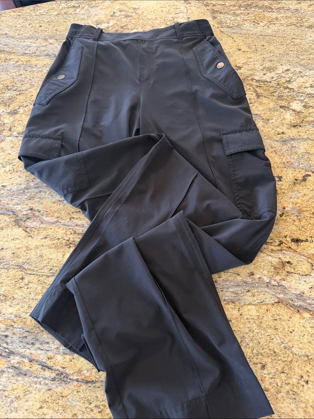 Athleta Black Cargo Pants with Utility Pockets
